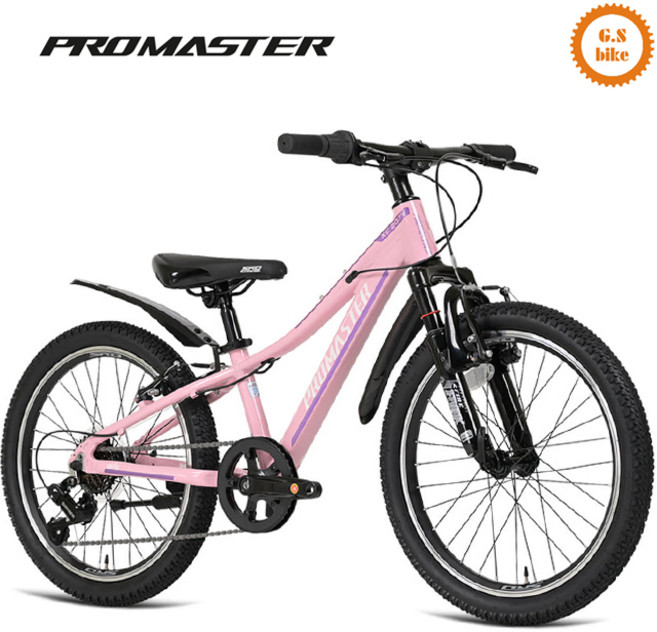 완전조립발송 프로마스터 2026 엑스씨207 20인치 알루미늄 MTB 자전거 초등학생 주니어 어린이 두발자전거, 1개, 145cm, 베이비 핑크(완전조립발송)
