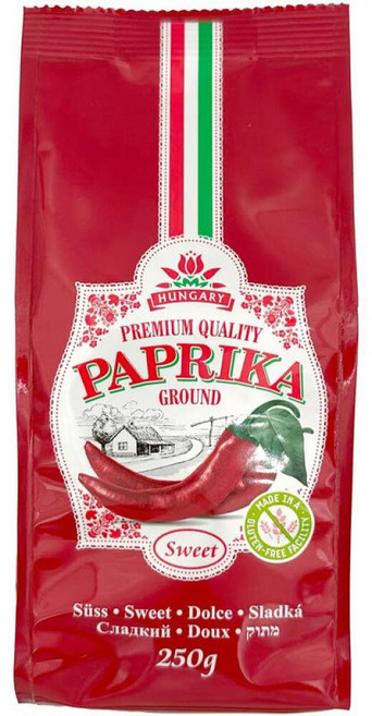 CHILITRADE Kft. 파프리카 가루 파우더 헝가리산 스위트 8.8온스250g 헝가리 칼로차에서 됨, 1개, 250g