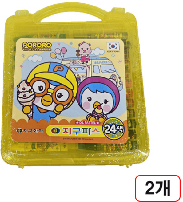 지구화학)뽀로로크레파스 24색 2개