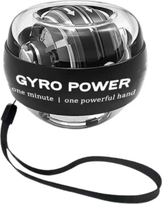 GYRO POWER 自啟動腕力球, 黑, 1個