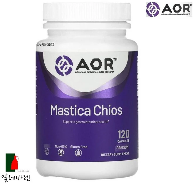 AdvancedOrthomolecularResearchAOR 마스티카 키오스 400mg 120베지 캡슐, 1개, 120정 - 쿠팡