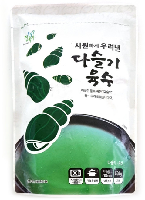 첨가물없는 다슬기 육수 500g, 3개, 500ml