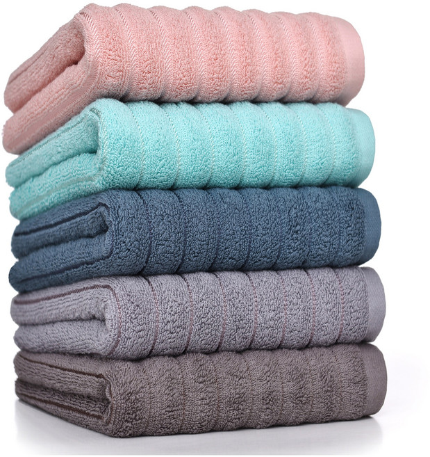 록신 도톰한 프리미엄 호텔 수건 150g 40수 코마사 데일리 타월, 5개, 혼합