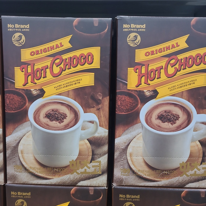 노브랜드 코코아 초콜릿 분말 핫초코 100입, 2kg, 100개입, 2개