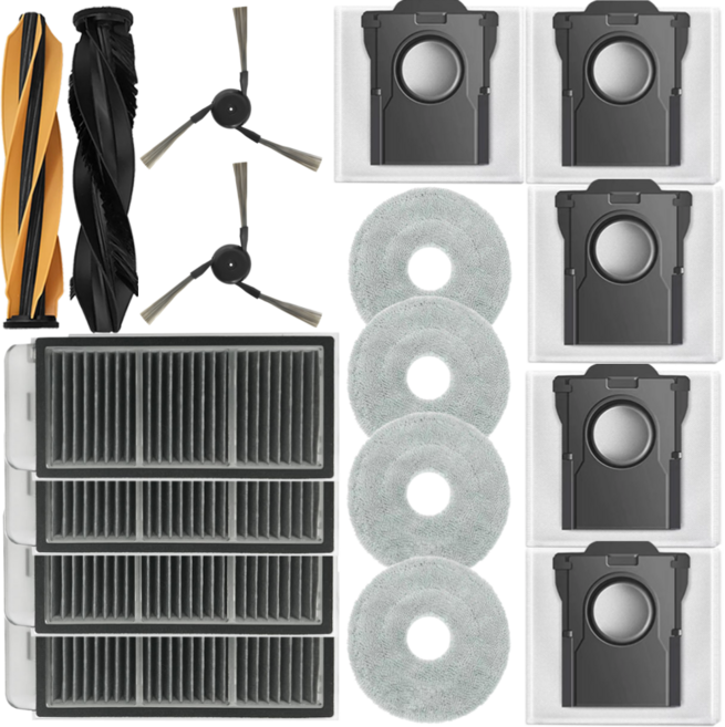 드리미 L40s Pro Ultra 소모품 세제 먼지봉투 물걸레 브러쉬 필터 호환, 1개, 3개월세트