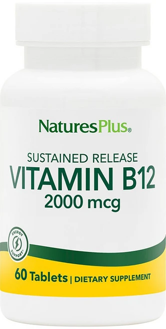 네이처스플러스 비타민 B-12 2000mcg 타블렛 글루텐 프리, 60정, 1개 - 쿠팡