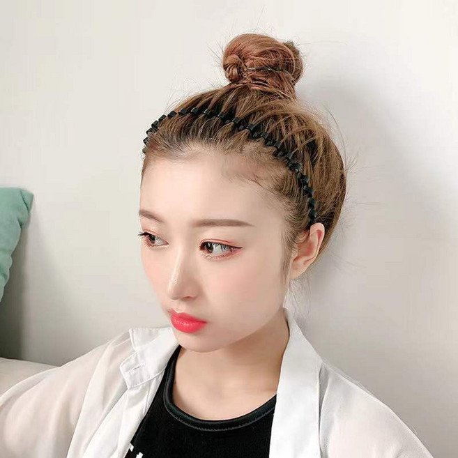 3P 헤어밴드 남자 머리띠 여자 얇은 와이어 철사