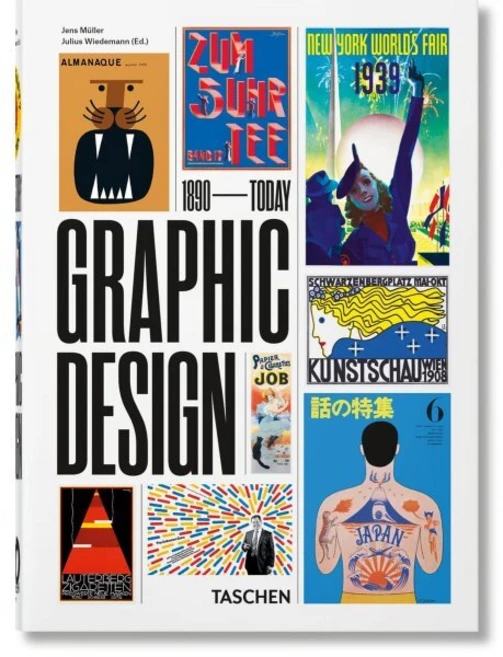 (영문도서) The History of Graphic Design. 40th Ed. Hardcover, Taschen, English, 9783836588065 - 쿠팡