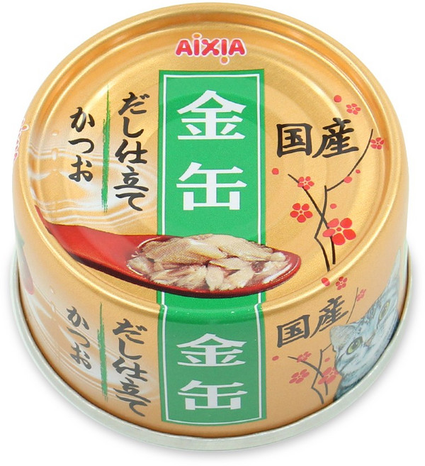 아이시아 금관진육수 고양이캔, 1개, 70g, 가다랑어