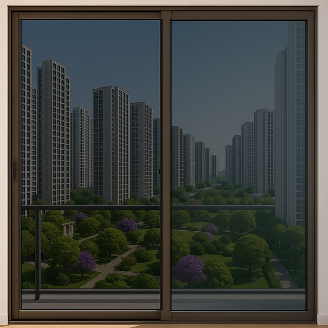 마마픽스 단열필름 자외선차단 베란다 창문 시트지, 진블랙