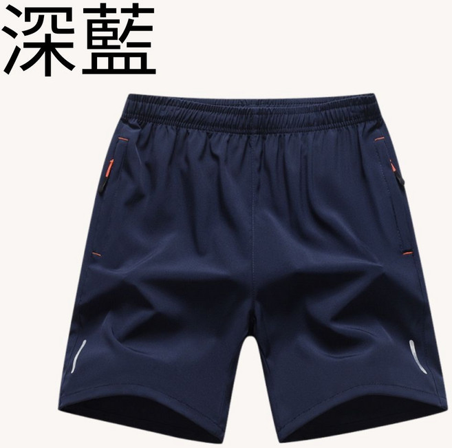 大尺碼男短褲 L-8XL 鬆緊腰休閒運動五分褲 輕薄透氣