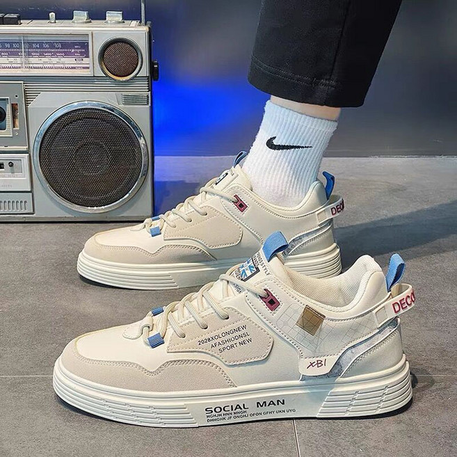 스베타 남성 스니커즈 편안한 데일리 고급 운동화 캐주얼화