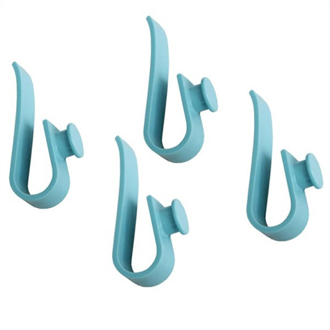 보그 백용 비치 백 후크 액세서리 매력적인 큐티 컵 삽입 거치대 커넥터 키홀더 거치대 마스크 거치대 블루, 1개, 1. Blue