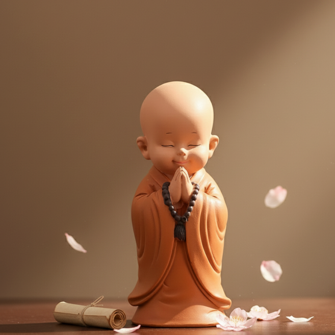 홀스지아 불교용품 미니불상 풍수 인테리어 동자승피규어 J3309