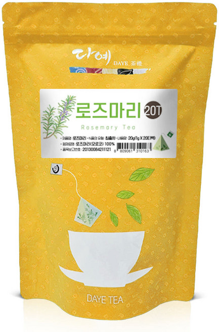 다예 삼각티백 로즈마리차, 1g, 20개입, 1개