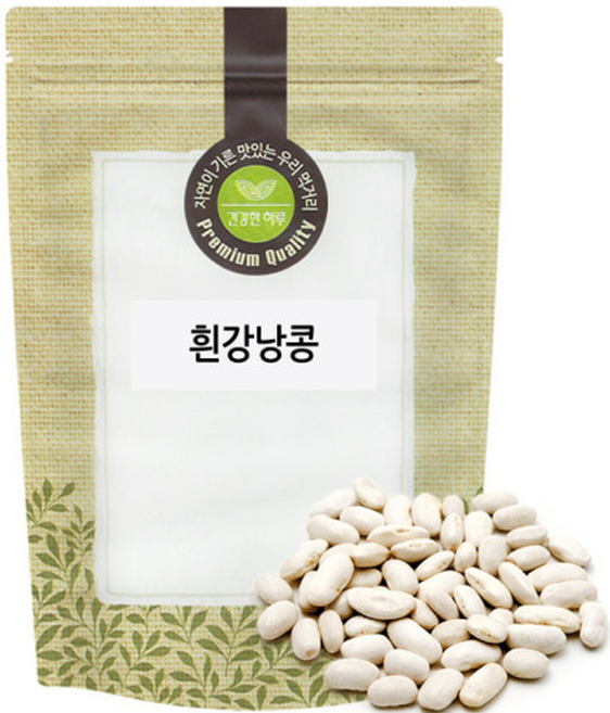 흰강낭콩 흰색콩 화이트키드니빈 1kg, 단품, 1개