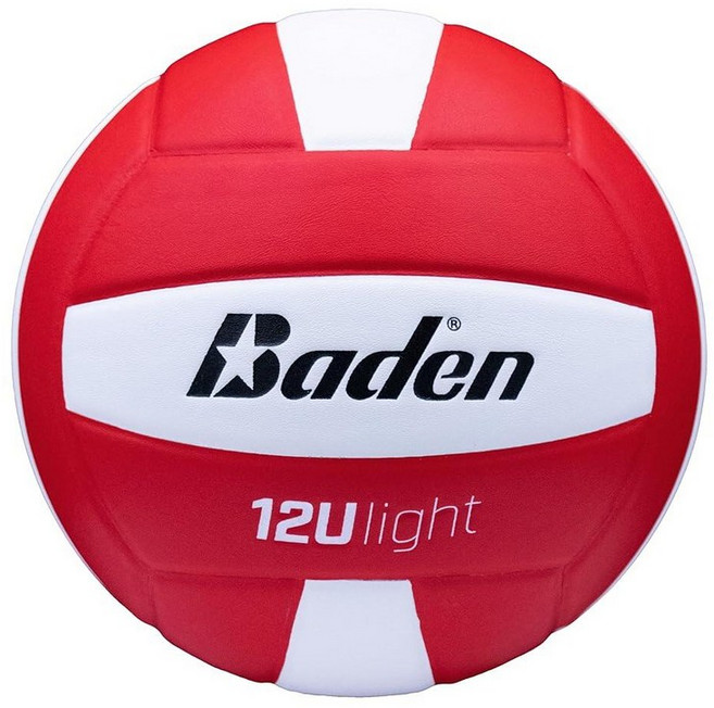Baden 라이트 마이크로파이버 트레이닝 배구 (공식) 236465 8723591274, Red/White