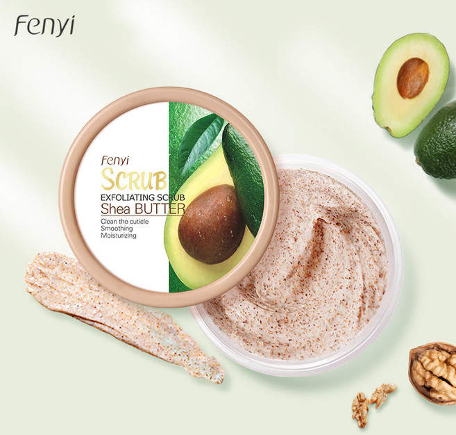 FENYI 쉐어버터 스크럽 각질 제거 시어버터 바디스크럽 고보습 브라이트닝 Shea BUTTER SCRUB