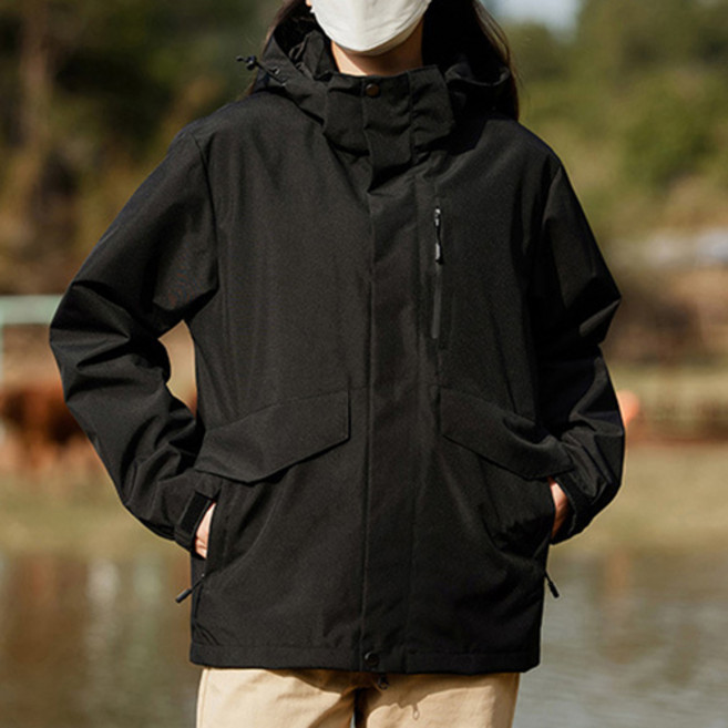데일로엔 남녀공용 등산 바람막이 방수 후드 점퍼 아웃도어 자켓