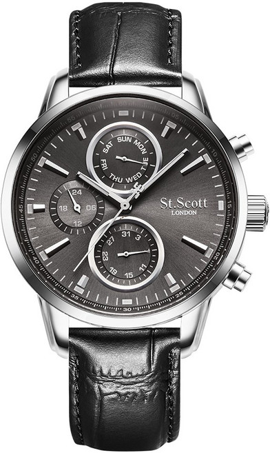 [세인트스코트] 발칸 멀티 가죽/메탈 시계 + 선물포장 + 쇼핑백 / ST2102LM