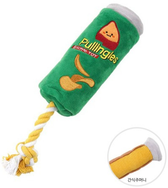 릴리엘프 패리스독 고구마칩 노즈워크 토이, 1개