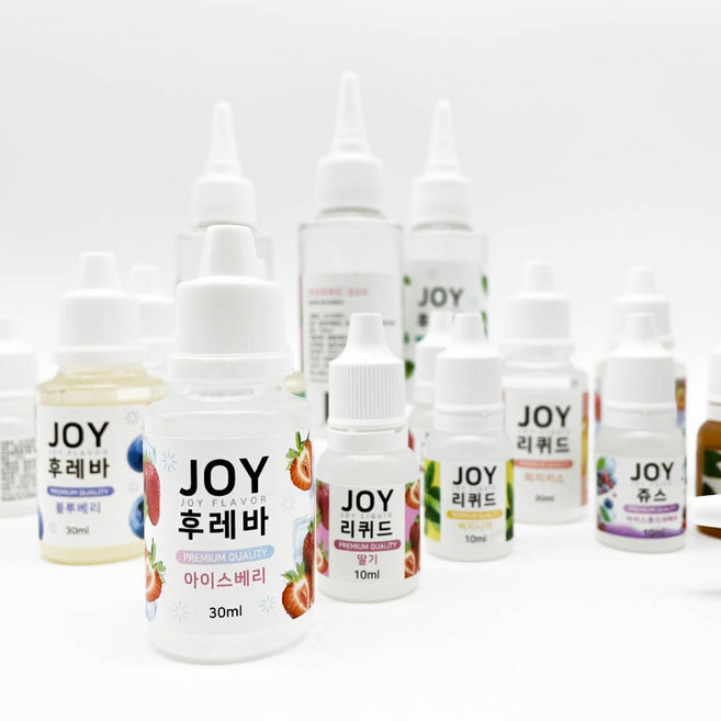[2+1] 조이후레바 30ml 식품첨가물 액상 향료 플레이버 슬라임 베이킹, 아이스베리향, 3개