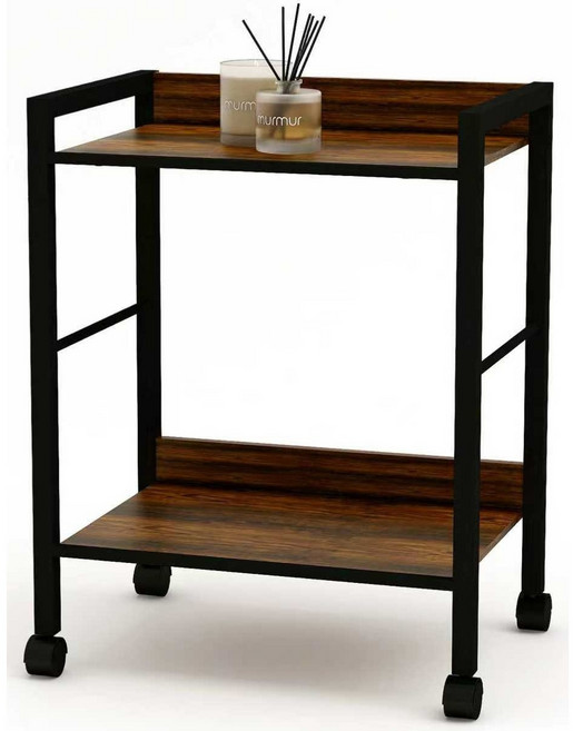 모아룸 이동식 선반 사각 사이드 테이블, 앤틱