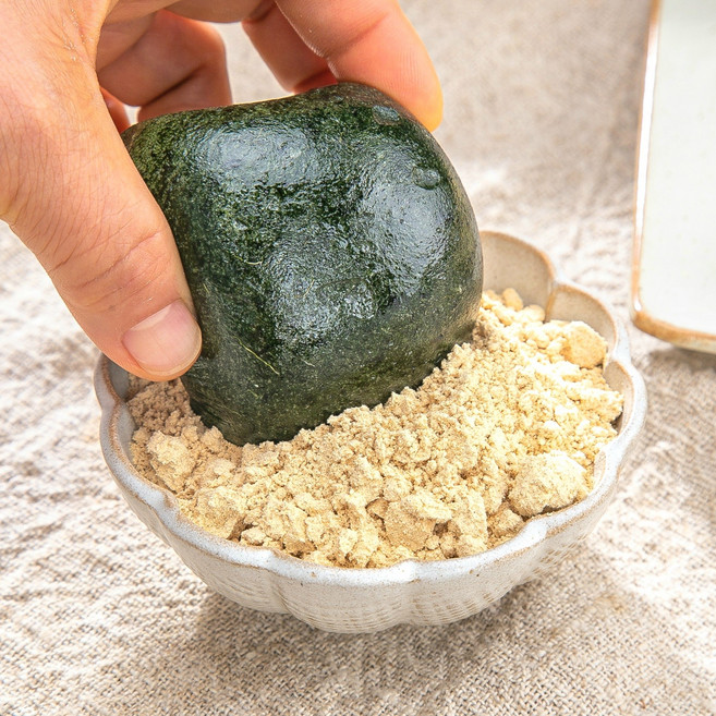 진도 해풍 쑥인절미 쑥떡 콩고물 포함, 1세트, 1.5kg