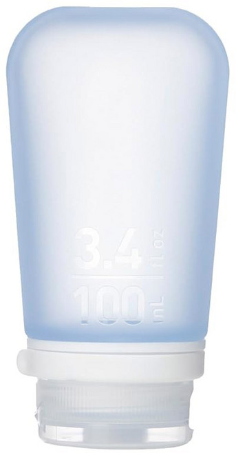 HUMANGEAR GOTOOB 리필 뚜껑 소재 실리콘 식품 잠금 여행용 안전 가능한 XL, Small (1.7oz), 블루.