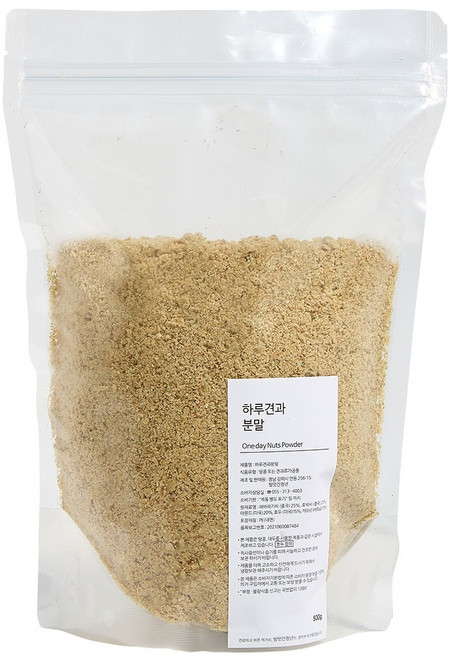 방앗간청년 아몬드 호두 캐슈넛 호박씨 해바라기씨 하루견과류 분말 500g, 1개