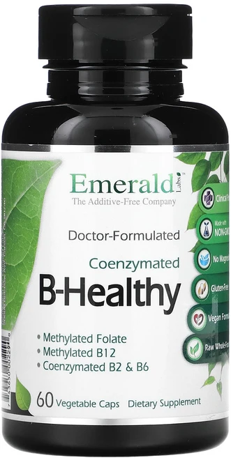 Emerald Laboratories B-헬씨 베지캡슐 60정, 에메랄드 연구소, B-헬스, 베지 캡슐 60정, 1개 - 쿠팡