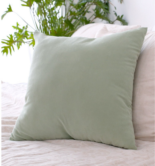 션샤인 쇼파 쿠션 커버 솜포함 페퍼민트 45x45cm, 페퍼민트 45cm x 45cm