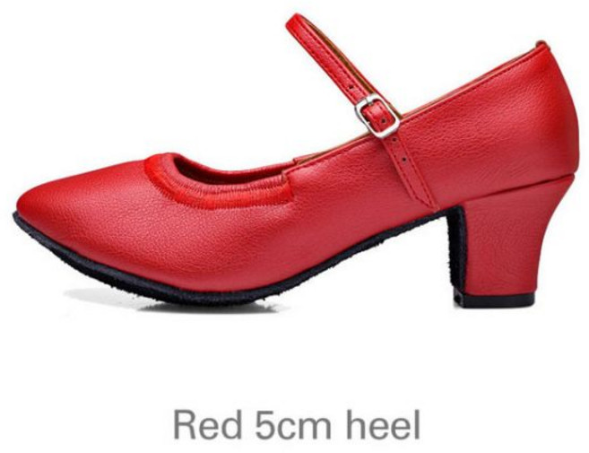 댄스화 댄스 초보 JI24211, 6, Red 5cm