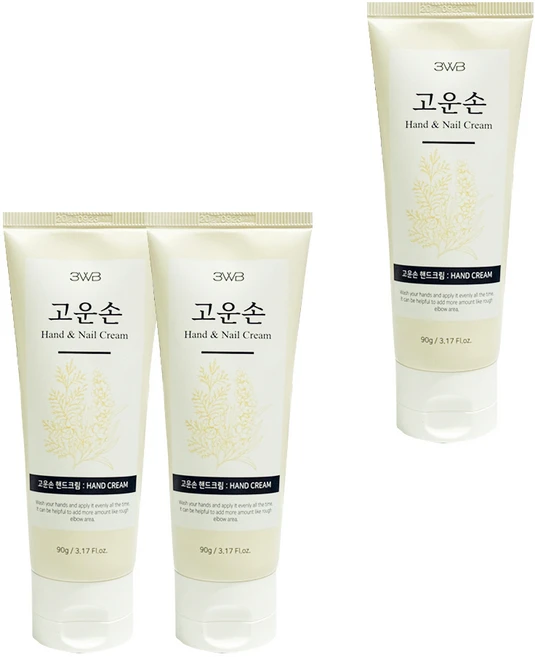 웰빙헬스팜 고운손 핸드크림, 90ml, 3개 - 쿠팡