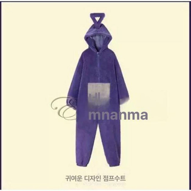 미소샵 텔레토비잠옷 수면잠옷 코스튬 점프슈트