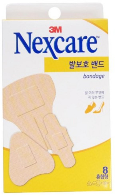 넥스케어 발보호 밴드 혼합형, 8개입, 2세트
