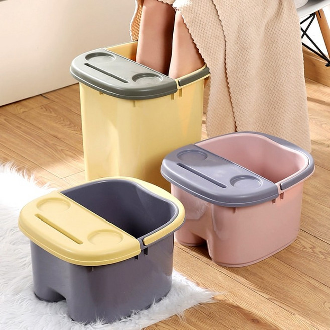 업그레이드 족욕기 족욕통 습식 족탕기 홈스파 발 각탕기 임산부족욕 디톡스 족욕대야 소형 대형, 핑크