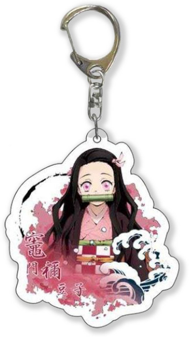 귀멸의 칼날 캐릭터 아크릴 키링 열쇠고리 키체인 물결ver. 귀칼/귀살대 가방고리&장식, 귀칼키링, G-003727. 카마도 네즈코