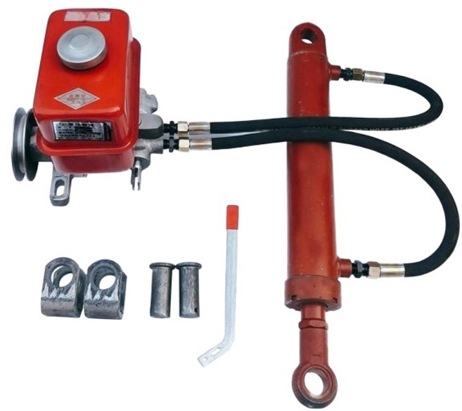 나무 쪼개기 유압도끼 장작 땔감 전동 모터 패는 220V 4톤 직선칼날 37회 실린더, 스트로크 350MM 실린더, 1개