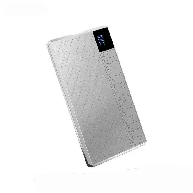 ULTRATHIN 磁吸無線行動電源, 鈦銀色【冰點控溫+閃充3.0】,10000mAh【3C/WH標識】, 鈦銀色, G45