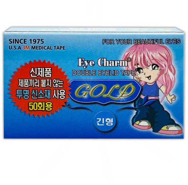 아이참 골드 쌍꺼풀테이프 긴형 100P - O pil+7190kz