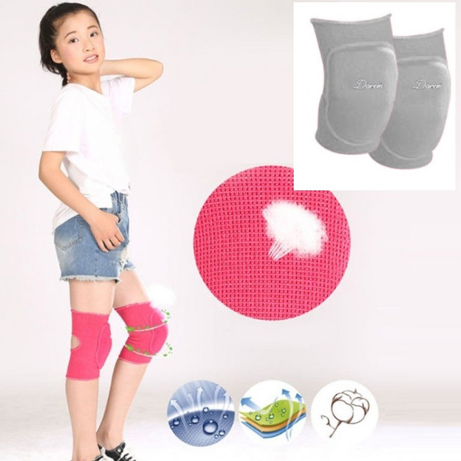 주니어무릎보호대 주니어 무릎 보호대 아대 2p 1set, 1개, 그레이_M (2p 1set)