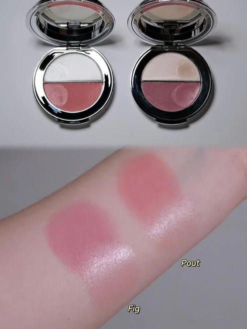 이사마야 투톤 블러셔 김나영 크림치크 하이라이터 듀얼 립 치크 미니 샘플 Isamaya fig pout 0.6g, 1개, Fig [1.2g] - 쿠팡