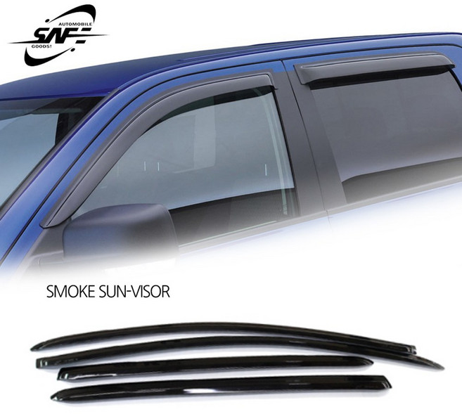 경동 썬바이져 크롬 윈도우바이져 빗물받이 햇빛차단 튜닝 드레스업, 삼성 QM6(2016.09~), 르노삼성