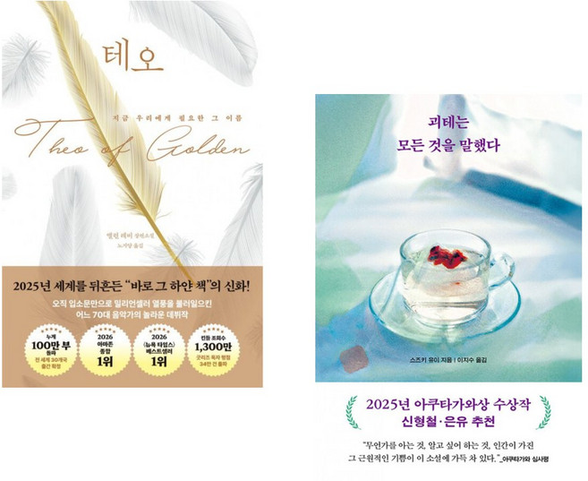 9위 - (인기도서 모음) 테오 + 괴테는 모든 것을 말했다 (전2권)