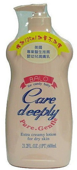 BALO 嬰兒潤膚乳 600ml, 1個, 貝蘿乳液