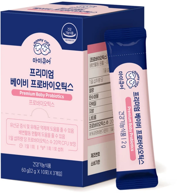 마미큐어 아기유산균 베이비 프로바이오틱스 돌 아이 유아, 1개, 60g - 쿠팡