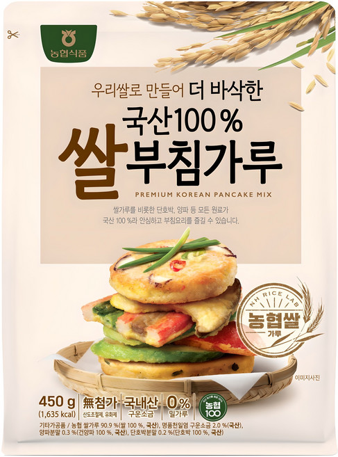 농협식품 쌀부침가루, 450g, 1개