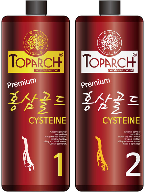 토파 홍삼 골드 시스테인 미용실 펌제 파마약, 1개, 1000ml