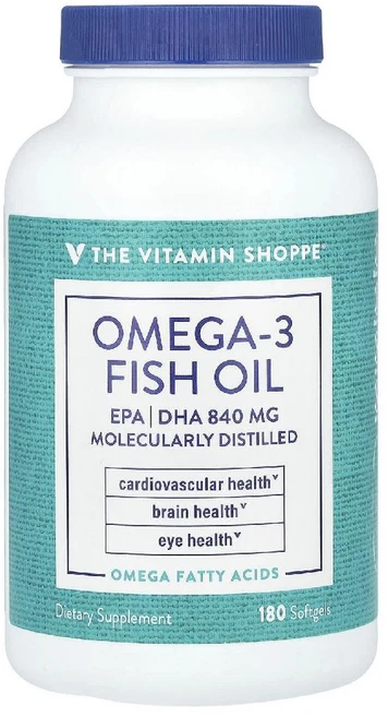 더비타민샵 오메가3 피쉬오일 1200mg Omega-3 Fish Oil 소프트젤 180정, 1개 - 쿠팡